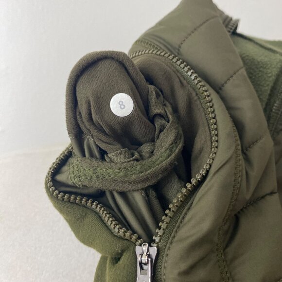 Lululemon First Mile Quilted Jacket Green - Picture 6 of 14